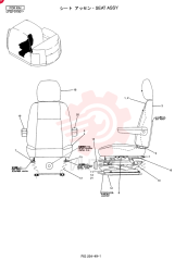 SEAT ASSY. YT25M00025F1