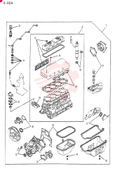 ENGINE GASKET KIT 0-05A