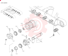 ROLLER ASSY., TRACK YT64D00005F1