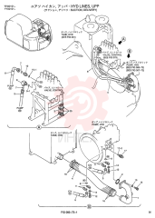 HYD LINES, PUMP YX30H00001F1