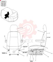 SEAT ASSY. YT25M00025F1