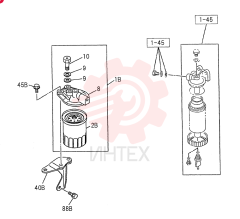 FUEL FILTER AND BRACKET 0-41C (2)