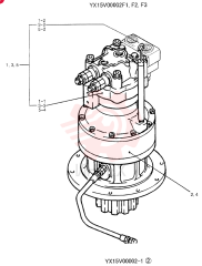 HYDRAULIC MOTOR YX15V00002F1 (1)