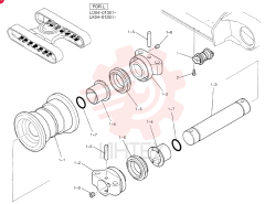 TRACK ROLLER YN64D00020F1