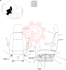 SEAT ASSY. YT25M00025F1