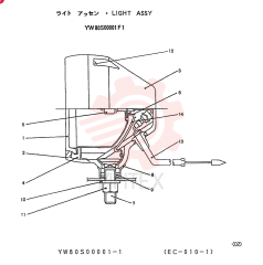 LIGHT ASSY. YW80S00001F1