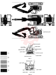 Схема (SK135SRLC-1E) - SHORT RADIUS EXCAVATOR ASN YY04-03001 (1/98-12/06)