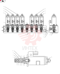 Схема (SK140SRLC) - SHORT RADIUS EXCAVATOR ASN YH06-08001 [NATA13197 -] (9/10-12/12) YY35V00013S101 (1)