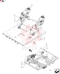 Схема (SK140SRLC) - SHORT RADIUS EXCAVATOR ASN YH06-08001 [NATA13197 -] (9/10-12/12) YN12P01204F1 (2)