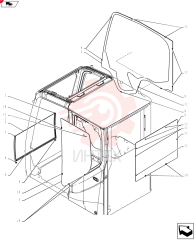 Схема (SK140SRLC) - SHORT RADIUS EXCAVATOR ASN YH06-08001 [NATA13197 -] (9/10-12/12) YT02C01705F1