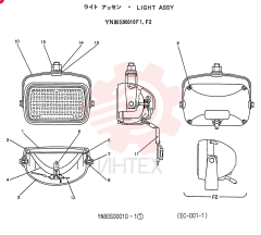 LIGHT ASSY. YN80S00010F1