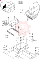 SEAT ASSY. YT25M00026F1 (1)