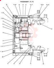 HYDRAULIC MOTOR YN53D00008F1