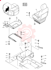 SEAT ASSY. YT25M00026F1 (1)