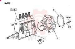 BRACKET, HSG & TIMER,INJ PUMP, Start Serial: 0001-0111