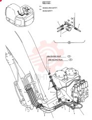CONTROL LINES, VALVE (BOOM & ARM SAFETY)