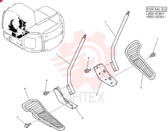 LEVER ASSY. YV50M00003F1 (1)