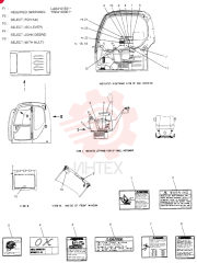 Схема (SK200SRLC-1S) - SHORT RADIUS EXCAVATOR BTW LA04-01501 - LA04-01625 (1/01-12/01) YB22T00012F1 (2)