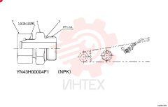 HYD CONNECTOR YN43H00004F1 (1)