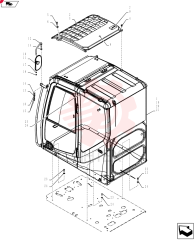 Схема (SK215SRLC) - SHORT RADIUS EXCAVATOR ASN LA06-02501 (1/11-12/11) YF02C00015F1 (3)
