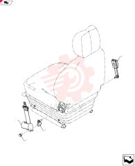 Seat (Rops Cab) YN25M00080F1