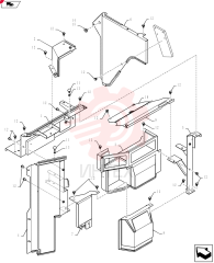 Схема (SK215SRLC) - SHORT RADIUS EXCAVATOR ASN LA06-02501 (1/11-12/11) YB21C00031F1 (13)