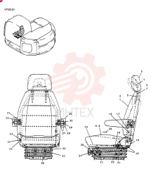 SEAT ASSY YT25M00015F1