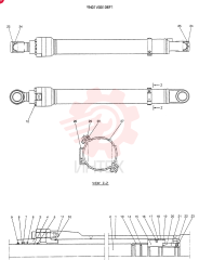 HYDRAULIC CYLINDER YN01V00106F1
