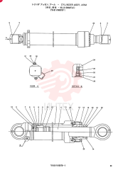 CYLINDER ASSY,ARM YN01V00078F1