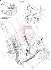 CONTROL LINES, VALVE (BOOM & ARM SAFETY) YF64H00007F1 (2)