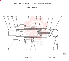 VALVE PRESSURE RELIE YN23V00003F1