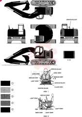Схема (SK235SRLC-1E) - SHORT RADIUS EXCAVATOR BTW YU02-00501 - YU02-00647 (1/01-12/06) 2421R161D84