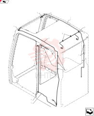 Схема (SK235SRLC-2) - SHORT RADIUS EXCAVATOR ASN YU06-03001- (1/01-12/06) YF02C00015F1 (3)