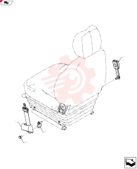 Seat (Rops Cab) YN25M00080F1