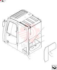 Схема (SK235SRLC-2) - SHORT RADIUS EXCAVATOR ASN YU06-03001- (1/01-12/06) YB26C00002F1