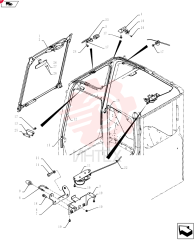 Схема (SK235SRLC-2) - SHORT RADIUS EXCAVATOR ASN YU06-03001- (1/01-12/06) YF02C00015F1 (12)