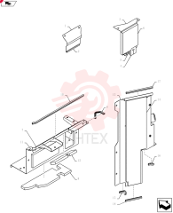 Схема (SK235SRLC-2) - SHORT RADIUS EXCAVATOR ASN YU06-03001- (1/01-12/06) YF21C00035F1 (11)