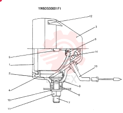LIGHT ASSY. YW80S00001F1