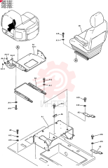SEAT ASSY. YT25M00026F1 (1)