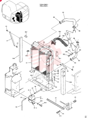 RADIATOR INSTAL, Serial Range: YU04-00801-YU04-00894 YF05P00002F1 (4)