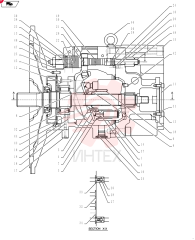 HYDRAULIC PUMP,200 CC