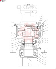 GEAR REDUCTION UNIT LS32W00016F1