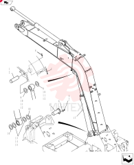 Схема (SK70SR-2) - SHORT RADIUS EXCAVATOR ASN YT06-18001 (10/10-1/13) YT02B00086F1