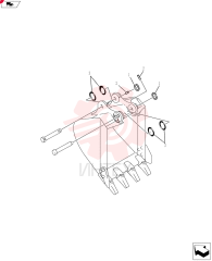 Схема (SK70SR-2) - SHORT RADIUS EXCAVATOR ASN YT06-18001 (10/10-1/13) YR61B00005F1
