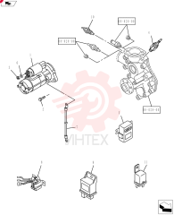 STARTER MOTOR VI8980723151 (1)