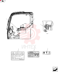 Схема (SK70SR-2) - SHORT RADIUS EXCAVATOR ASN YT06-18001 (10/10-1/13) YB22T00065F5
