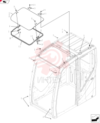 Схема (SK70SR-2) - SHORT RADIUS EXCAVATOR ASN YT06-18001 (10/10-1/13) LQ02C01303F1