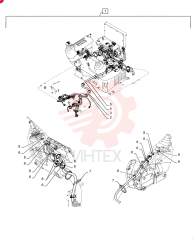 Harness Assy, Upp, Incl 2 - 8 LF13E00040F1 (2)