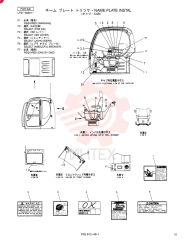 Схема (SK80CS) - CENTER SWING EXCAVATOR BTW LF01-00501 - LF01-00861 (1/02-12/08) YB22T00012F1