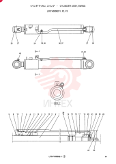 CYLINDER ASSY, SWING, APPLICABLE: F2, APPLICABLE: F3